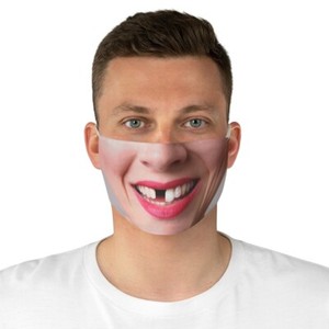 funny face neck gaiter