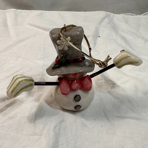 LOT OF 6 AMAZING CHRISTMAS ORNAMENTS P27 - Picture 13 of 17
