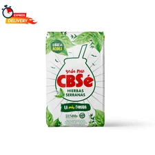 Cbsé Yerba Mate Hierbas Serranas – 500 G (1.1 Lb) Loose Leaf Yerba Mate Tea with