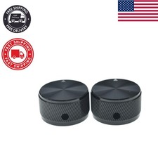 2pcs 1-3/16" Aluminum Potentiometer Knobs - Universal Control for Amplifiers
