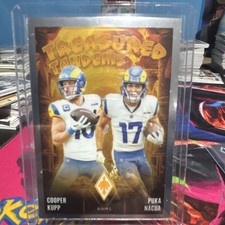 2024 Panini Phoenix Treasured Tandems Insert Cooper Kupp Puka Nacua Rams TT-LAC