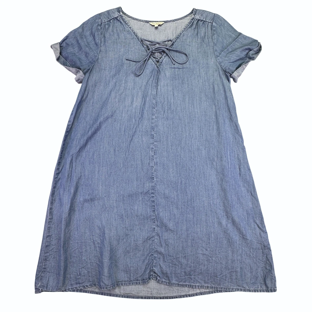 Vestido Informal Lucky Brand Cloud Jersey Para Mujer - Tejido Suave, Cuello  Redondo | Casual Y Cmodo Vestidos Jersey