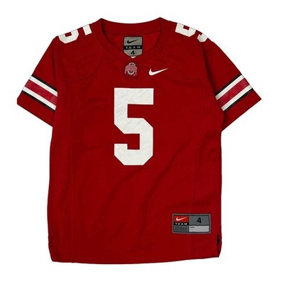 Alter 4 Ohio State Nike Fußballtrikot - klein rot Polyester