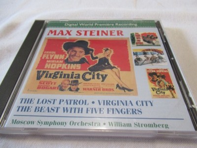 Max Steiner Soundtrack Virginia City The Lost Patrol The Beast With 5 Fingers CD
