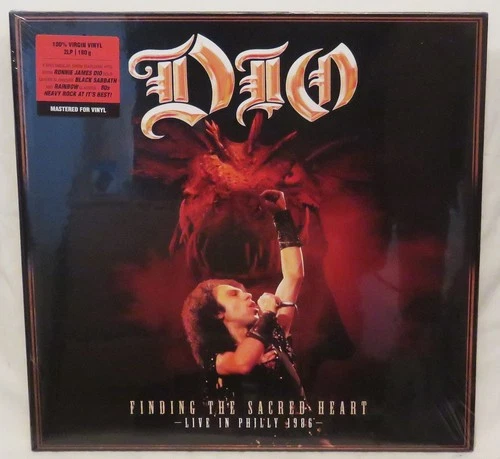 DIO Finding The Sacred Heart 2 LP 180 GRAM BLACK SABBATH/RAINBOW NEW SEALED HYPE