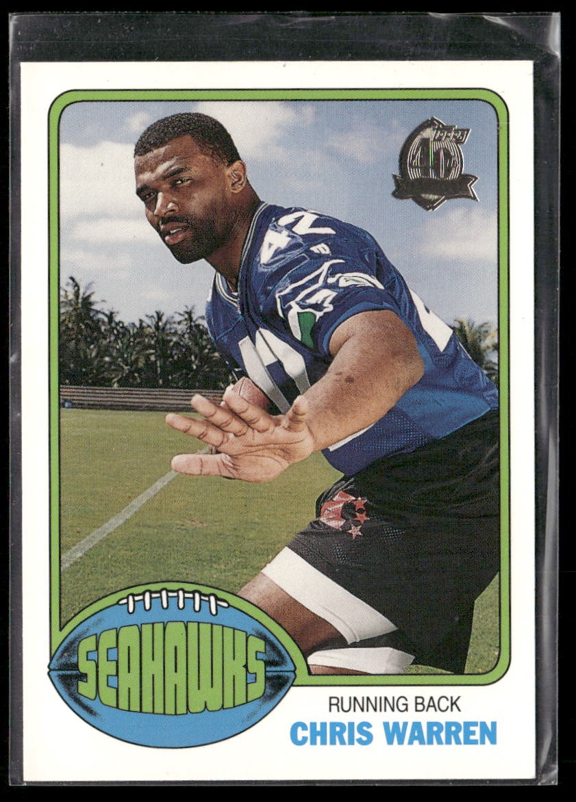 1996 Topps #21 Chris Warren 40th Anniversary Commemorative