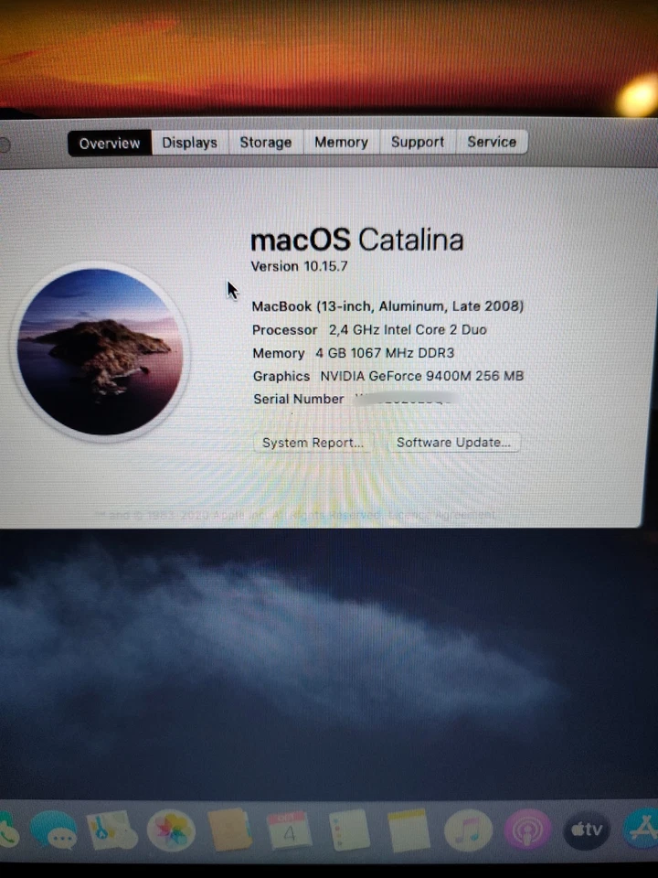 MacBook Pro 13 Zoll 2008 A1278,4Gb Ram/320Gb HDD, Ohne Ladegerät/Without charger - Bild 4 von 4