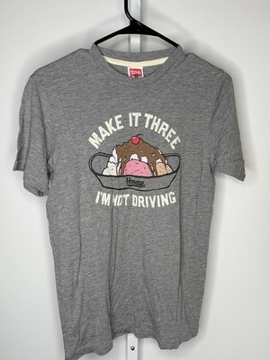 Make It Three Ice Cream T-Shirt Homage Gray Size XS Made In USA