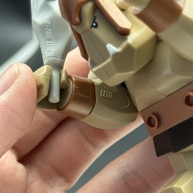 Lego Fantasy Castle Troll (Dark Tan) W/ CLUB & Horns - Minifigure from set 7036