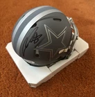 CEEDEE LAMB Signed Dallas Cowboys Slate Mini Helmet w/ COA (Five Star)