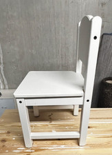 Sundvik Kinderstuhl weiß gebraucht IKEA 601.963.58, mit Filzgleitern