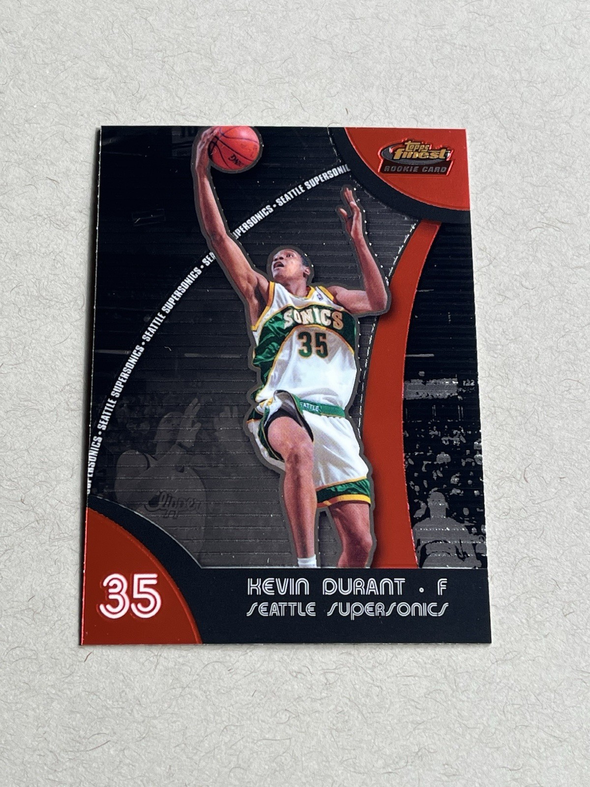 2007 TOPPS FINEST Kevin Durant