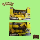 Tonka Steel Classics Bulldozer Excavator Lot 2 Diecast Construction Toys 3+
