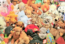 Huge Lot 50 TY Beanie Babies Mix Vintage 90s  Modern Beanie Plush Toys w/Tags
