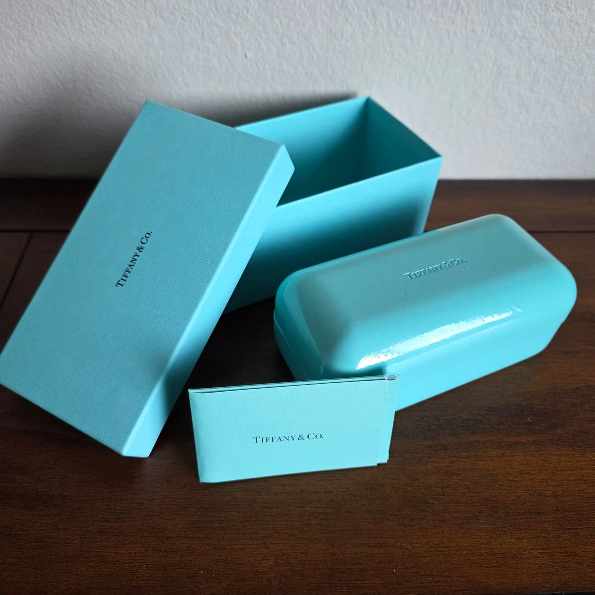 ?Tiffany & Co. Signature Robin\'s Egg Blue Sunglasses Hard Case Set Tiffany & Co Robin main image 3