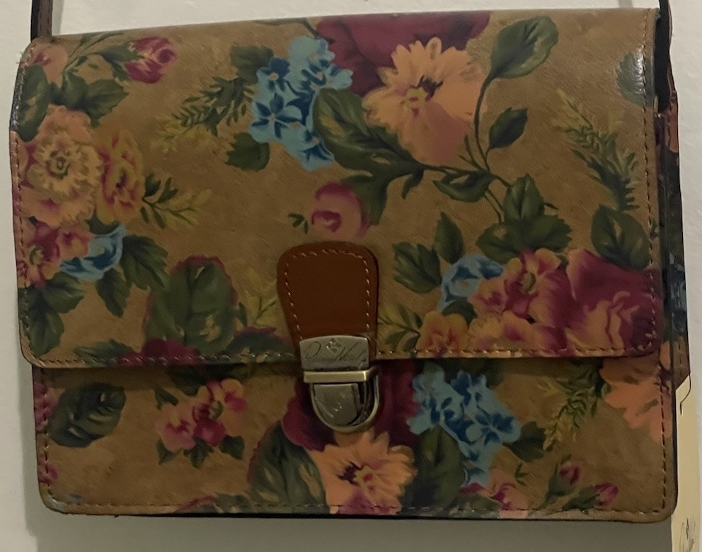 Patricia Nash Locri  Vintage Victorian Garden Collection Crossbody NWT