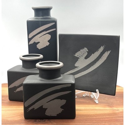 Interior Concepts 3 Vases / 1 Plate 