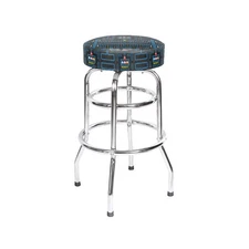 Pac Man Arcade Game Bar Stool 30" Tall With Swivel Seat Pacman Barstool