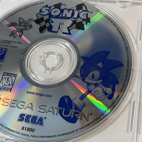 Sonic R (Sega Saturn, 1997) Game Disc Only - Tested & Working