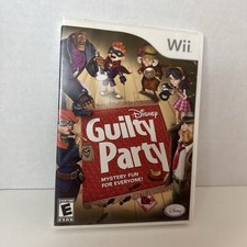 Disney Guilty Party (Nintendo Wii) CIB Mystery Fun For Everyone Complete Manual