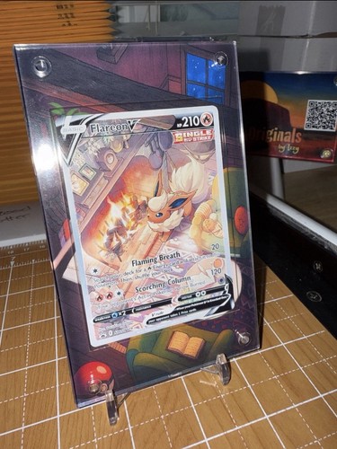 Flareon V Alt Arts SWSH Promo Pokemon Extended Artwork Case
