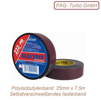 Isolierband selbstverschweißend selbstvulkanisierend 25mm x 7,5m