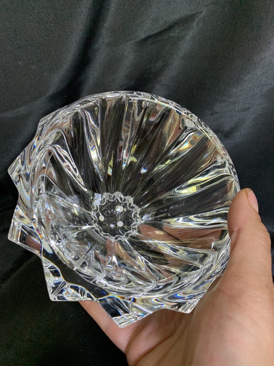 Vintage Orrefors Crystal Zodiac Bowl Clear Crystal 4.5