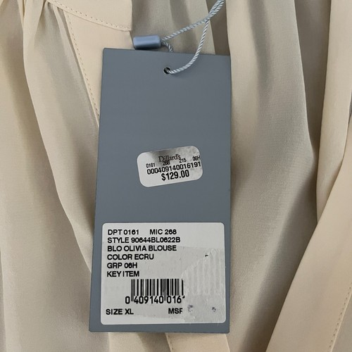 NWT ANTONIO MELANI Silk Tank Blouse Top - Size XL - Picture 8 of 9