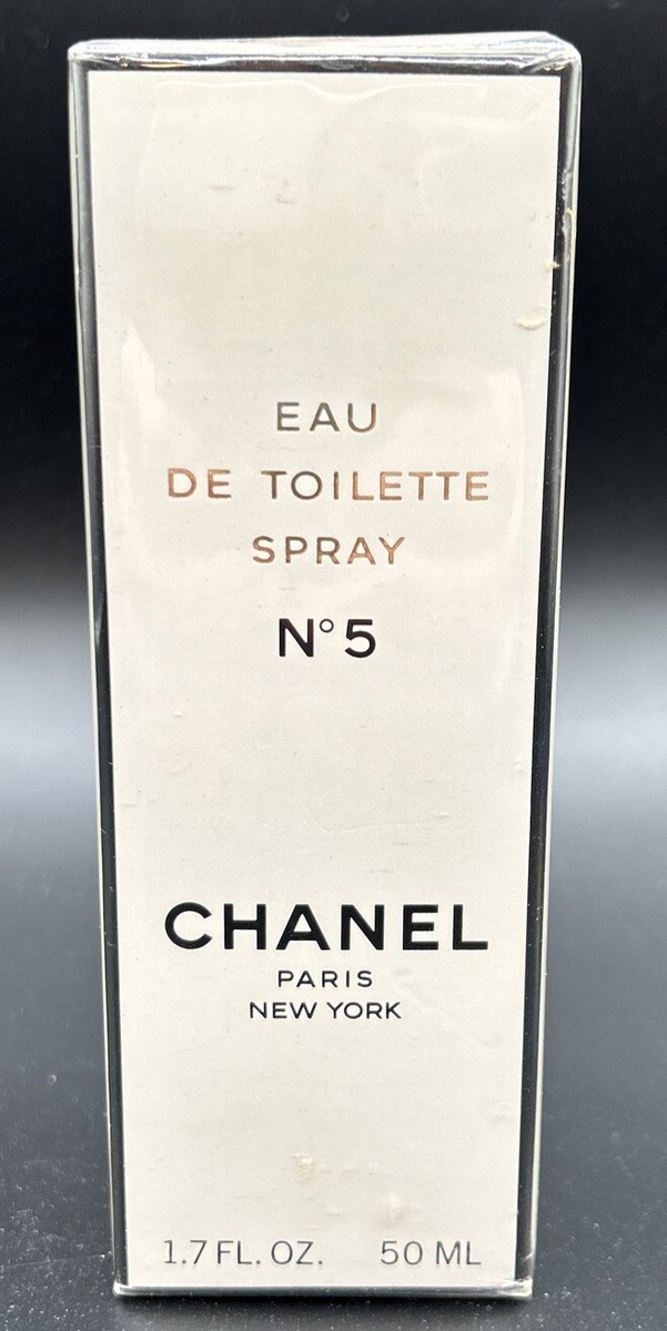 N°5CHANEL PARIS NEW YORK EAU DE TOILETTE CHANEL No. 5 Paris 3.38oz Eau De Toilette Women's Vintage