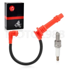 2014 - 2023 for Polaris Sportsman 570 Ignition Coil Cap W/ Wire and Spark Plug