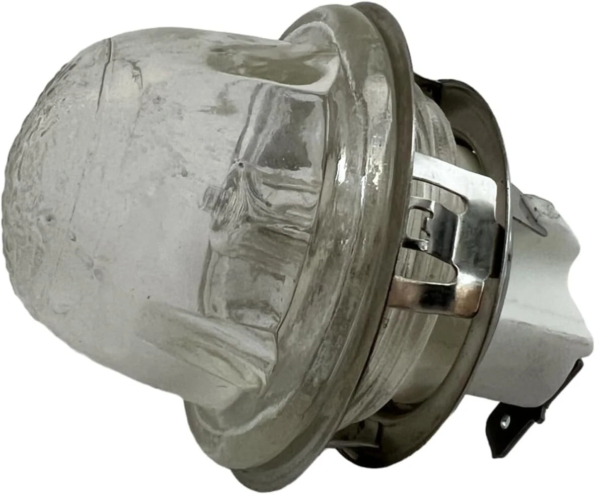 Porta Lampada Per Forno Con Vetro Temperato E Bulbo In Ceramica - Lampadina Inclusa - Ricambio Universale Per Forni Elettrici E A Gas