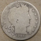 New Listing1894-S Barber Quarter 25c as Pictured