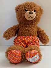 Build A Bear Happy Birthday Teddy Bear Plush Stuffed Animal Toy Candles Shorts