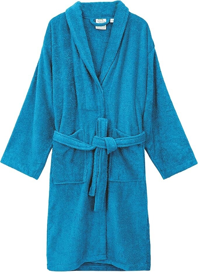 100% Egyptian Cotton Bathrobe Women Men Towel Bath Robes Towelling Dressing Gown