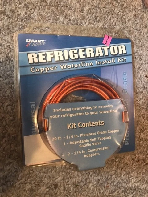 Smart Choice Refrigerator Copper Waterline Install Kit 20ft 1/4 in NEW & sealed