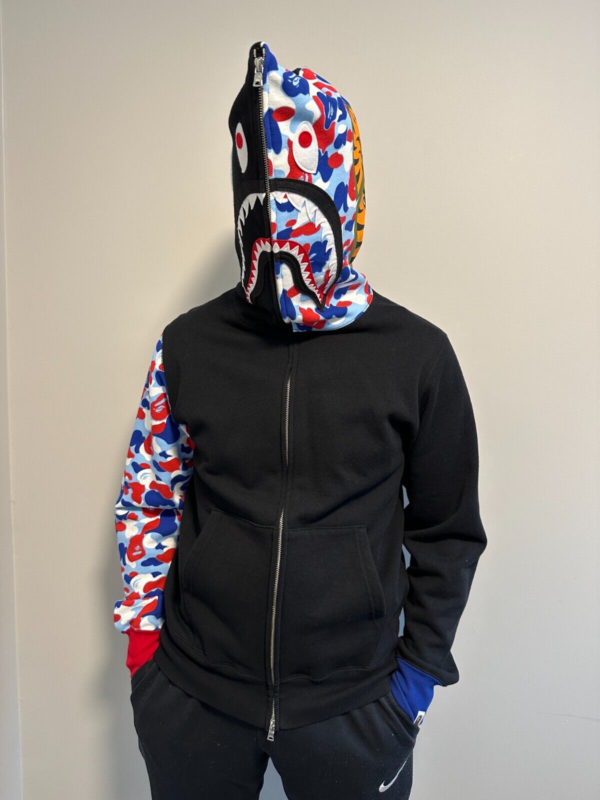 bape shark hoodie