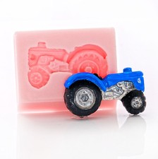 Silicone Tractor Mold - use with fondant, chocolate, resin, clay, gumpaste (805)
