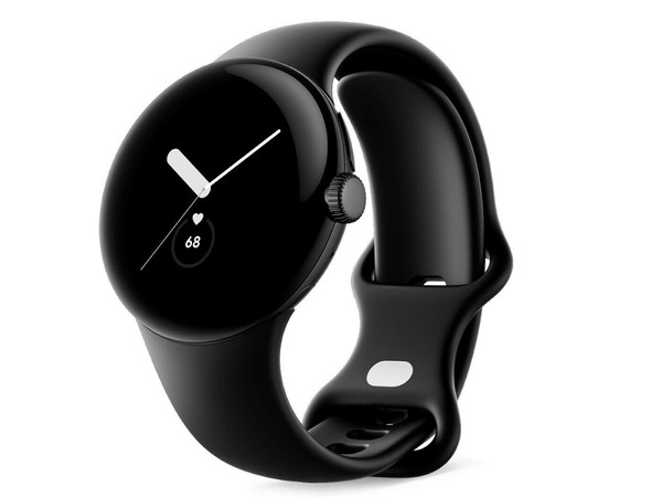 Google Pixel Watch 41mm Matte Black Edelstahlgehäuse mit Obsidian 
