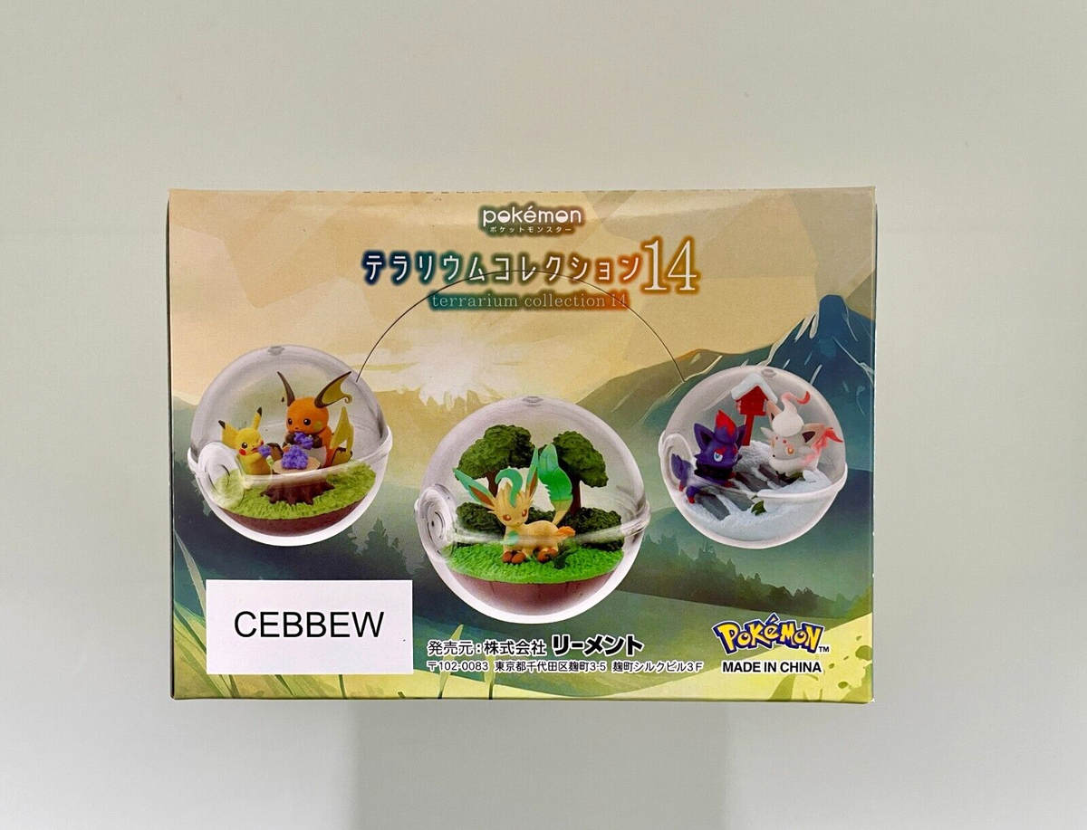 Pokemon Terrarium Collection Vol.14 Full Set of 6 Figures Re-Ment
