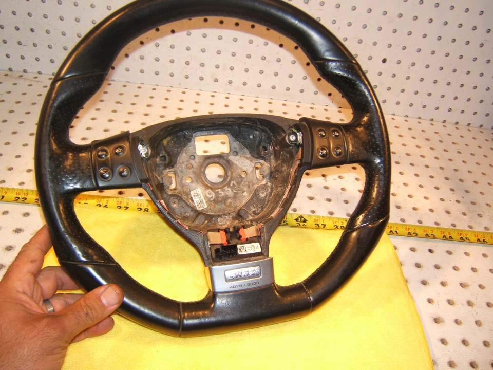 Volkswagen MK5 Golf 2008 R32 con paletas DSG dirección negra 1 volante/sin bolsa Foto 2 de 4