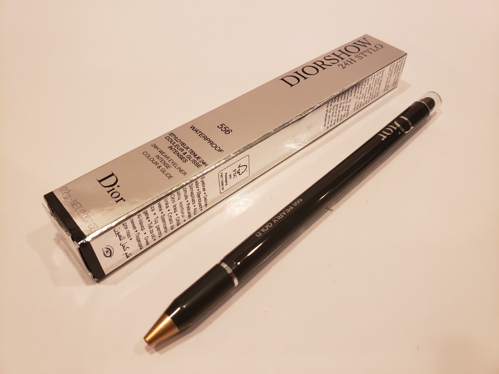 Dior Diorshow 24H Waterproof Eyeliner in Pearly Gold 556 New In Box-image