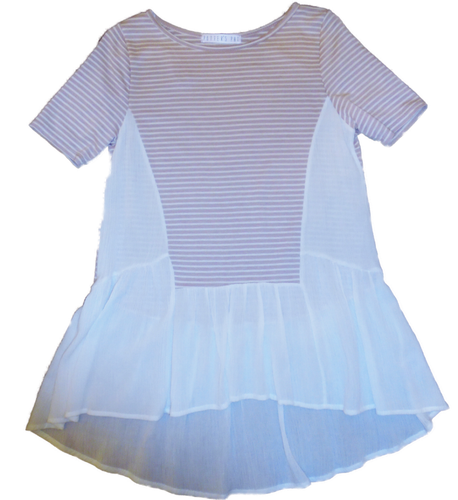 Summer Blouse Short Sleeve Top Tunic Knit Lightweight T-Shirt Stretchyl tee