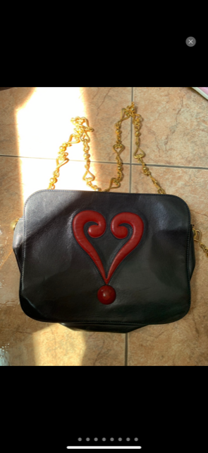 【税関/送料込】MOSCHINO ★ ハート形トップハンドルバッグ Vintage Moschino chain Hearts shape bag | eBay