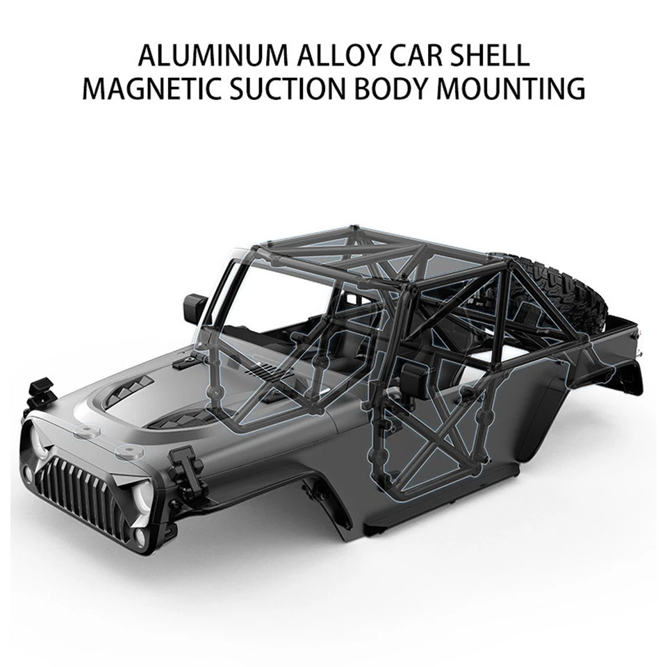 MJX H12Y RC Car 1:12 Off Road Remote Controlled Rock Crawler Brushless 2S 7.4V - Image 4 of 4