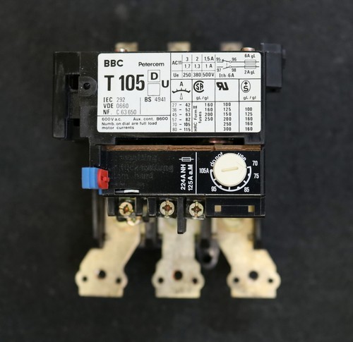 ABB / BBC Thermisches Überlastrelais T105 DU105 70-105A Ue = 250 / 380 / 500V - Picture 2 of 8