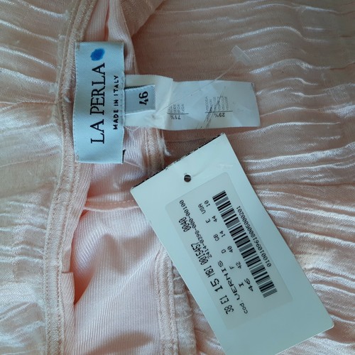 Pantaloni Lunghi La Perla Miscela Seta 46 10 Nuove Etichette Blush Rosa - Foto 6 di 12