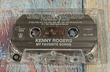 Kenny Rogers My Favorite Songs 1991 Cassette Tape - NO CASE