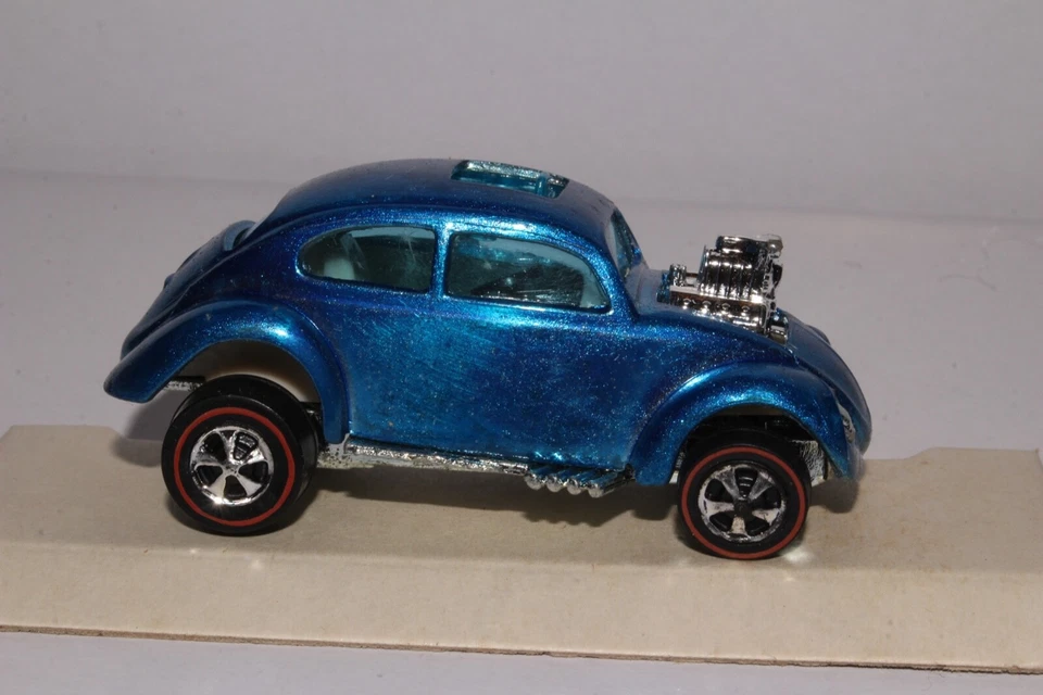 HOT WHEELS REDLINE CUSTOM VOLKSWAGEN, AZUL, HONG KONG, EXCELENTE, BLISTER PULL Foto 2 de 4