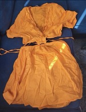 Pretty little thing orange 2 Part Dress, Size 12