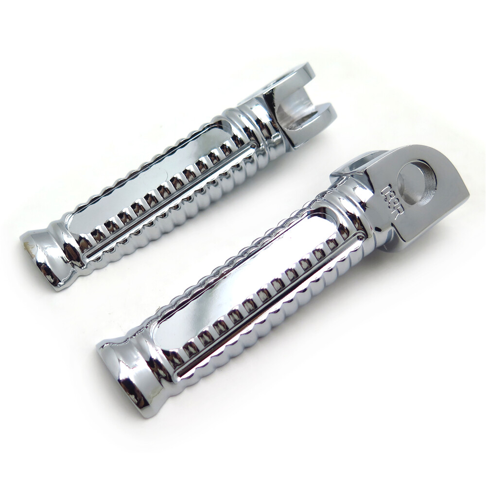 Chrome FootPeg For Kawasaki ZX-6R 636RR Z750 ZZR 750 ZX-9R Z1000